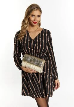 Faina Abendta MiokiPochetteGold Donna Borse FAB51H092-F11