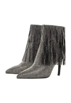 Faina Koosh - Stivaletti Con Tacco - Schwarz Silber 10 Faina Koosh - Stivaletti Con Tacco - Schwarz Silber -Faina Sconto 7fb97dbca88e4f38a5e8c6556527e5b6