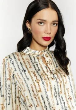 Faina NaemiCamicettaWollweiss Mehrfarbig Donna Camicie E Bluse FAB21E05D-B11 10 Faina NaemiCamicettaWollweiss Mehrfarbig Donna Camicie E Bluse FAB21E05D-B11 -Faina Sconto 81f8b8f862754e80af8c50bd4d009353