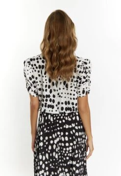 Faina Camicetta - Weiss/Schwarz -Faina Sconto 8487a986274b42b99a3bcfae4b639b69