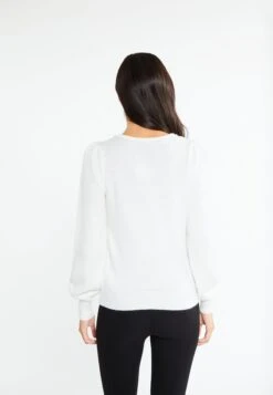 Faina Mit Perlen TuxeMaglioneWeiss Donna Maglieria FAB21I08Z-A11 -Faina Sconto 8747a3702bf244a5a7d408217bb48c4a