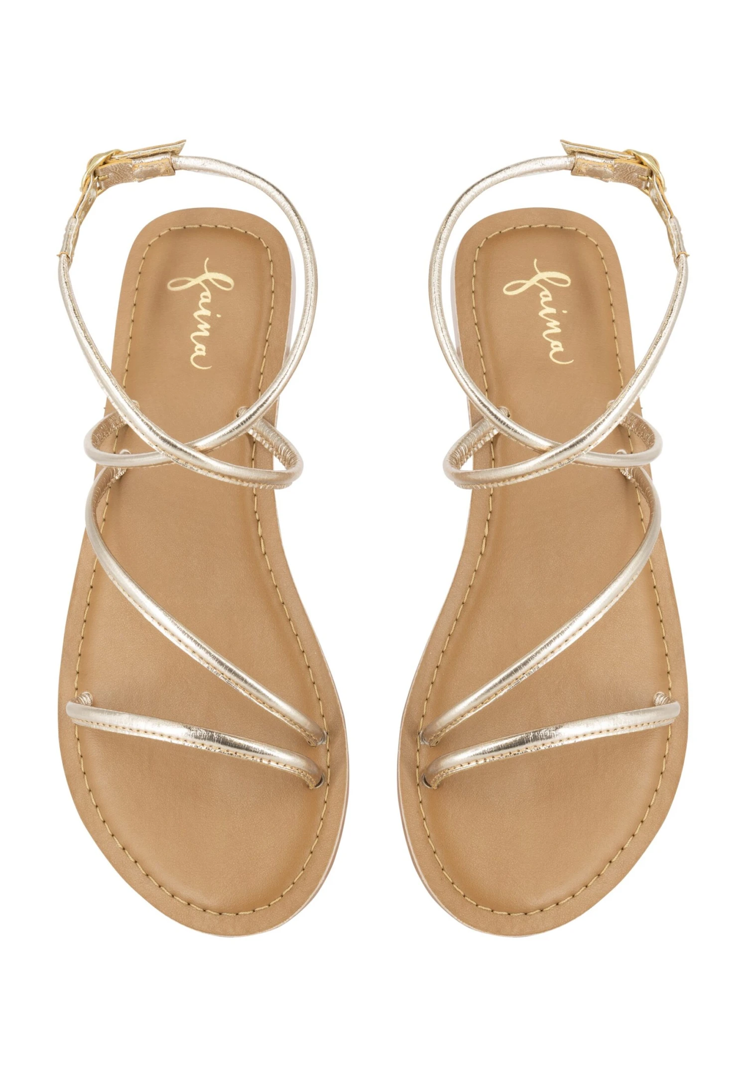 Faina Sandali - Gold 6 Faina Sandali - Gold - Image 4