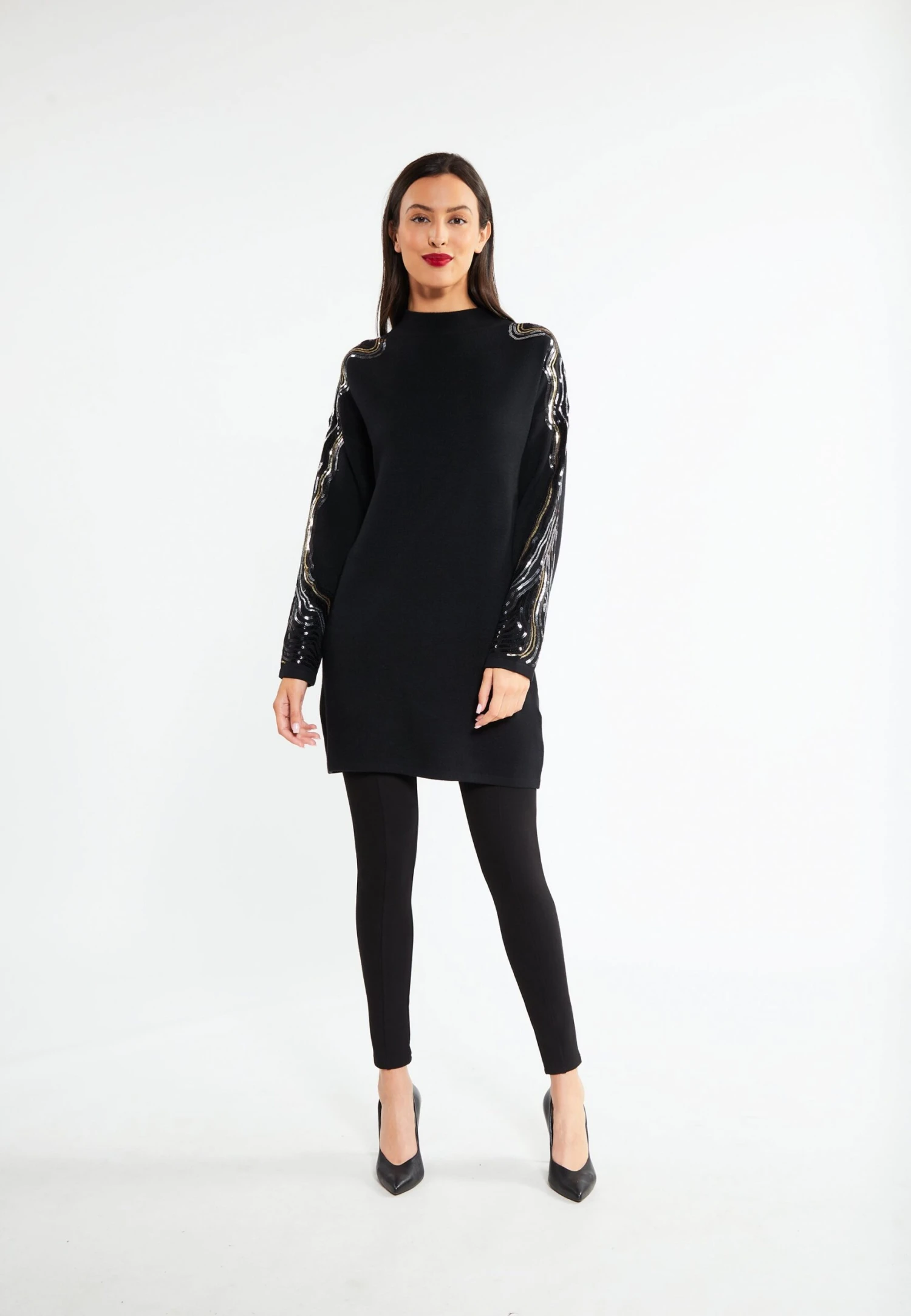 Faina Tuxe - Abito In Maglia - Schwarz 3 Faina Tuxe - Abito In Maglia - Schwarz