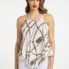 Faina Koosh - Camicetta - Weiss -Faina Sconto 89d5599560e34e05a4f5a5c60110c5fa