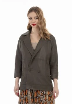 Faina Giacca Di PelleTaupe Donna Giacche E Blazer FAB21U038-B11