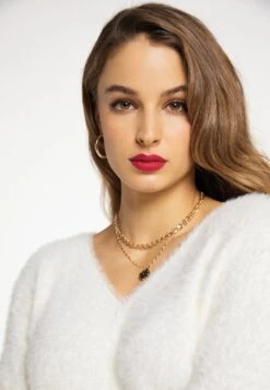 Faina ZithaMaglioneWollweiss Donna Maglieria FAB21I07R-A11 -Faina Sconto 94999836e2c9437985fc171172b2f333