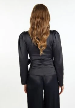 Faina Wickel EmbellCamicettaSchwarz Donna Camicie E Bluse FAB21E05H-Q11 -Faina Sconto 94f0fd442f8b470a882287595ce2711b