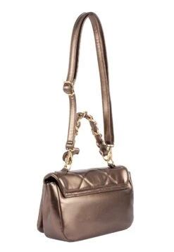 Faina Im Metallic-Look - Borsa A Mano - Dunkelgold -Faina Sconto 9694f86c3f9e47fcba6f9d7d3f3895c1