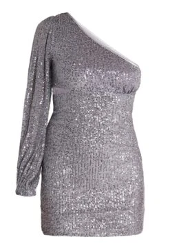 Faina One Shoulder ImaneVestito EleganteGrau Silber Donna Vestiti FAB21C09J-C11 -Faina Sconto 970224d397cc47b28d0b7608f8371cec