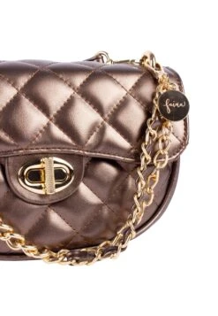 Faina Im Metallic Look CanevaBorsa A ManoDunkelgold Donna Borse FAB51H08D-F11 -Faina Sconto 98657bba2c184ffe92f27cae429cfe8c