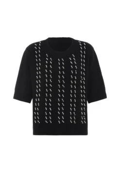 Faina T-Shirt Con StampaSchwarz Donna T-shirt E Top FAB21I0D5-Q11