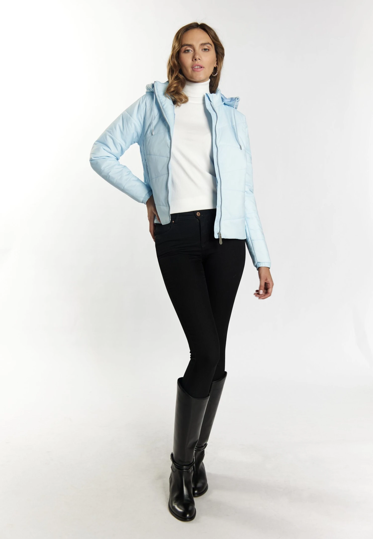 Faina ImaneGiacca InvernaleHellblau Donna Giacche E Blazer FAB21U04A-K11 4 Faina ImaneGiacca InvernaleHellblau Donna Giacche E Blazer FAB21U04A-K11 - Image 2