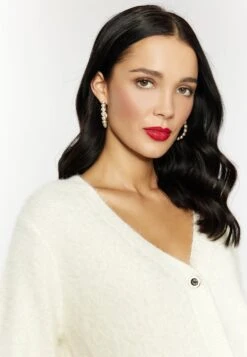 Faina TassiaCardiganWollweiss Donna Maglieria FAB21I0AU-A11 -Faina Sconto 9d39380cb07d4d8298a0a1b42c41a6db