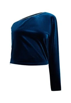 Faina One-Shoulder NallyMaglietta A Manica LungaBlau Donna T-shirt E Top FAB21D00Z-K11 -Faina Sconto 9df09de46fb847ad83def89e53a8a94d