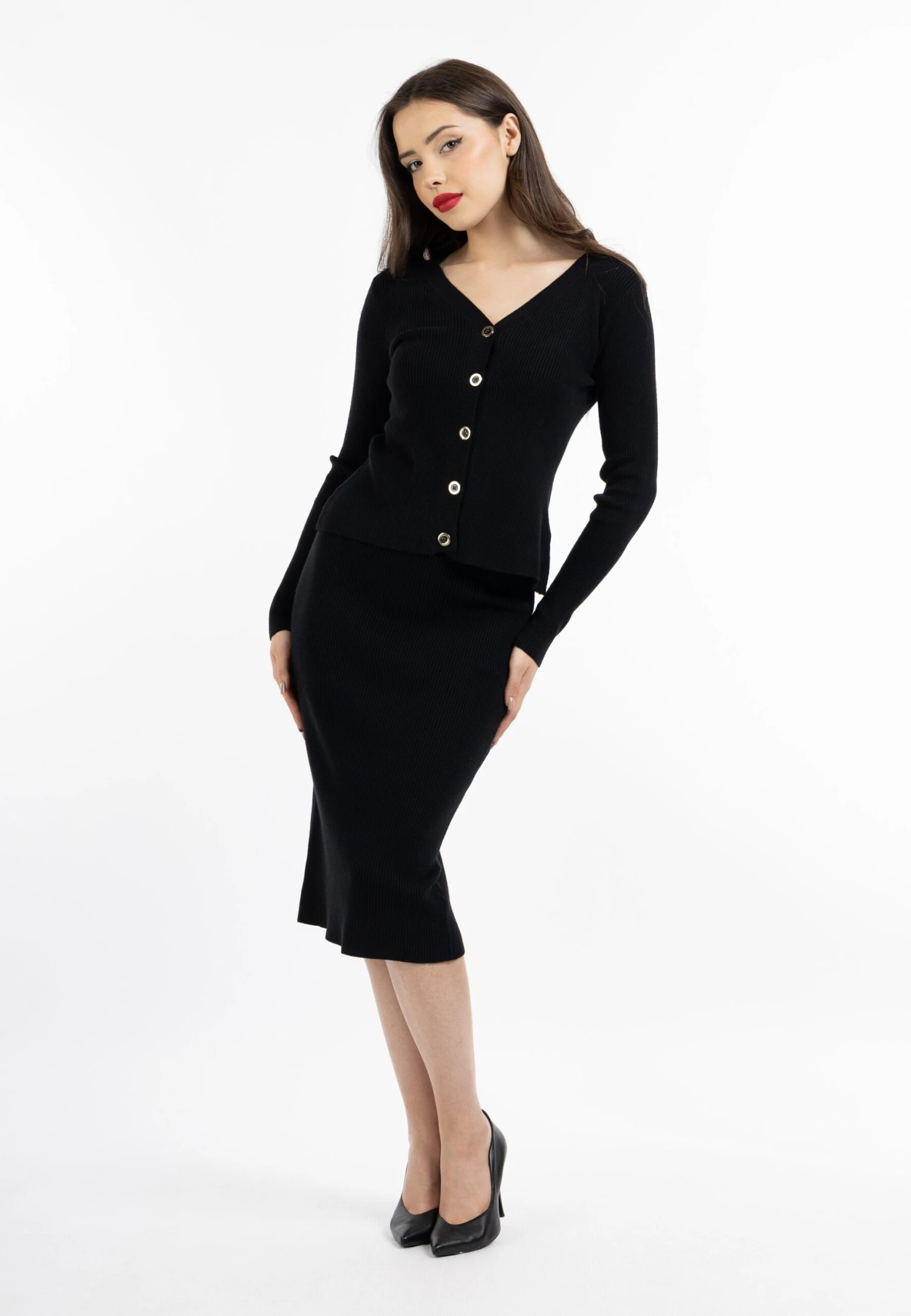 Faina Gonna A CampanaSchwarz Donna Gonne FAB21B027-Q11 4 Faina Gonna A CampanaSchwarz Donna Gonne FAB21B027-Q11 - Image 2