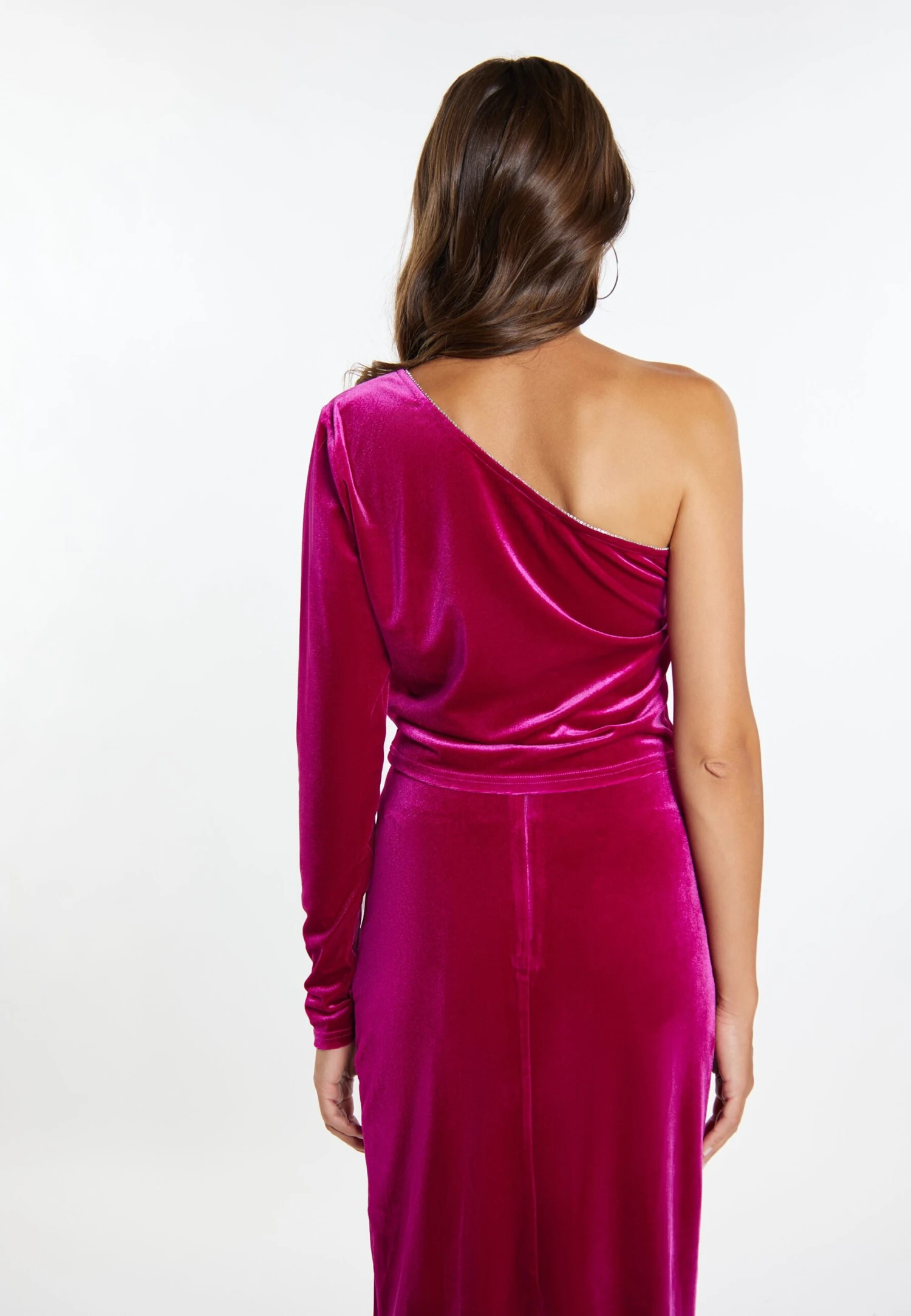 Faina One-Shoulder NallyMaglietta A Manica LungaPink Donna T-shirt E Top FAB21D00Z-J11 5 Faina One-Shoulder NallyMaglietta A Manica LungaPink Donna T-shirt E Top FAB21D00Z-J11 - Image 3