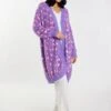 Faina ImaneCardiganLila Mehrfarbig Donna Maglieria FAB21I0B2-I11 -Faina Sconto a27b3744d089456a808368f6a70becb0
