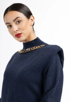 Faina Tuxe - Abito In Maglia - Marine 10 Faina Tuxe - Abito In Maglia - Marine -Faina Sconto a73b382f1ad540f79b4779d79c86f9ab