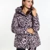 Faina Mit Leo Print DedicaCappotto InvernaleMauve Leo Donna Cappotti FAB21U045-I11 -Faina Sconto a7b7af8d11634e199ea48a1602ce664c