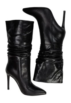 Faina Imane - Stivaletti Con Tacco - Schwarz -Faina Sconto a85c74514858472fa7fc335e0b8bd73e