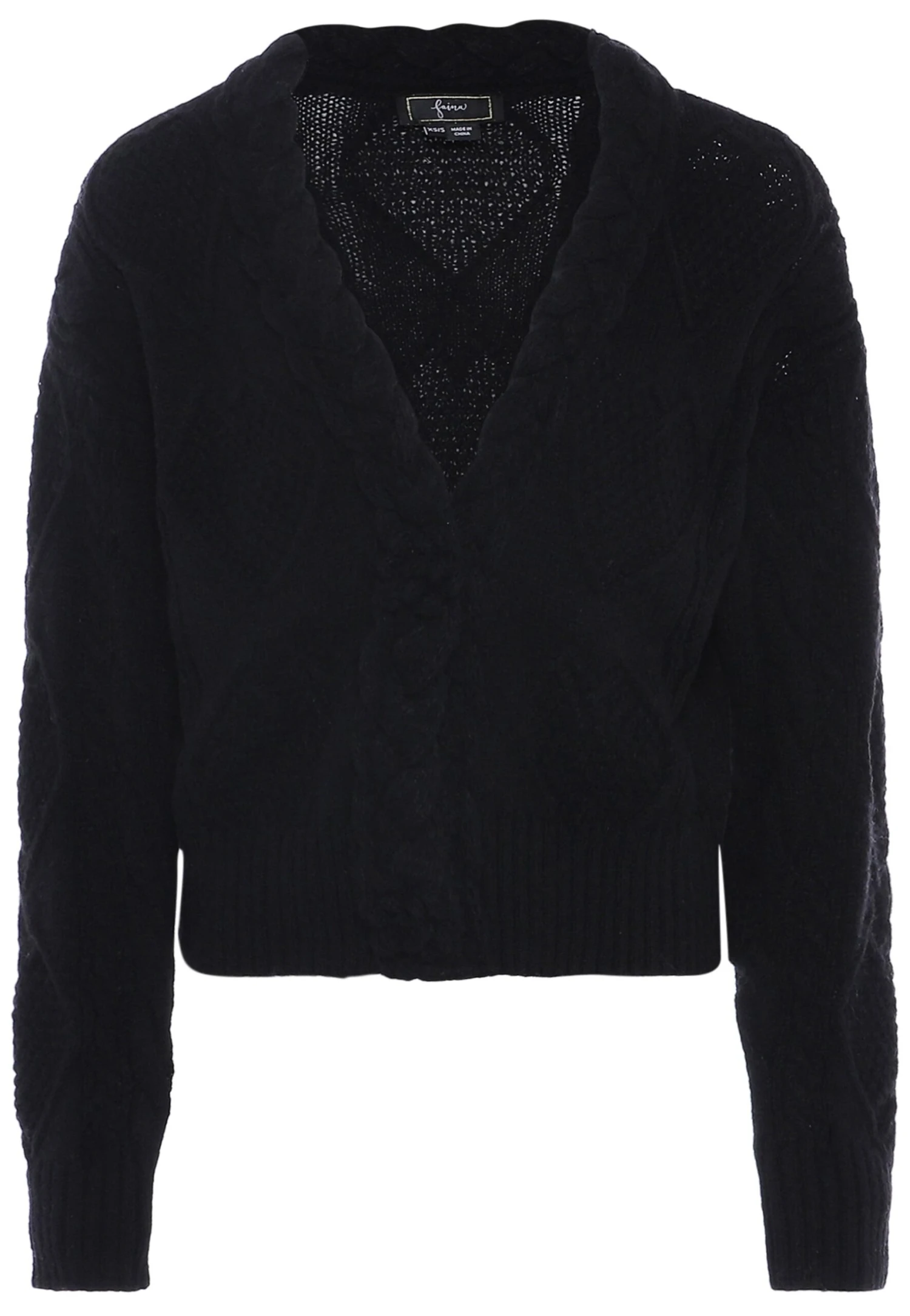 Faina CardiganSchwarz Donna Maglieria FAB21I0ES-Q11 3 Faina CardiganSchwarz Donna Maglieria FAB21I0ES-Q11