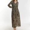 Faina Mit LeoprintVestito LungoBeige Leo Donna Vestiti FAB21C09A-B11