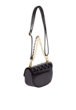 Faina Im Metallic Look CanevaBorsa A ManoSchwarz Donna Borse FAB51H08D-Q11 -Faina Sconto ac8bf64eb557471987373751accfe2ba