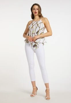 Faina Koosh - Camicetta - Weiss -Faina Sconto aec7626a67fd4a43a467baed245ea969