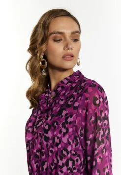 Faina Mit LeoprintVestito EstivoFlieder Leo Donna Vestiti FAB21C092-I11 -Faina Sconto afe674d33ddd468999fd0f602eb5c755