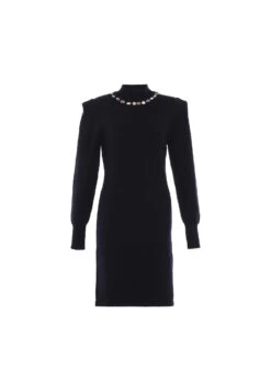 Faina Abito In MagliaSchwarz Donna Vestiti FAB21C09G-Q11