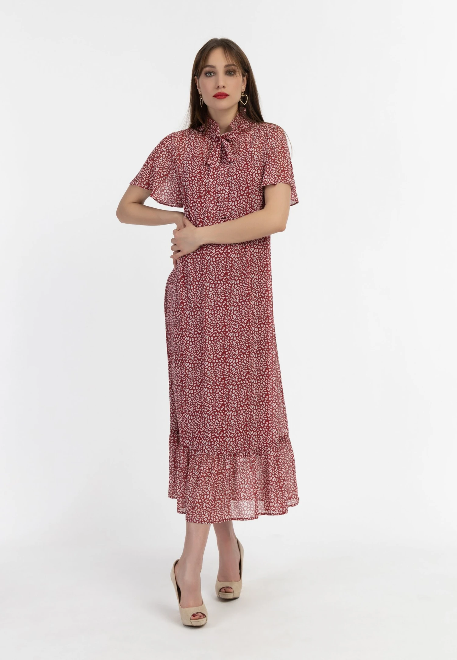 Faina Vestito EstivoRot Weiss Donna Vestiti FAB21C08W-G11 4 Faina Vestito EstivoRot Weiss Donna Vestiti FAB21C08W-G11 - Image 2