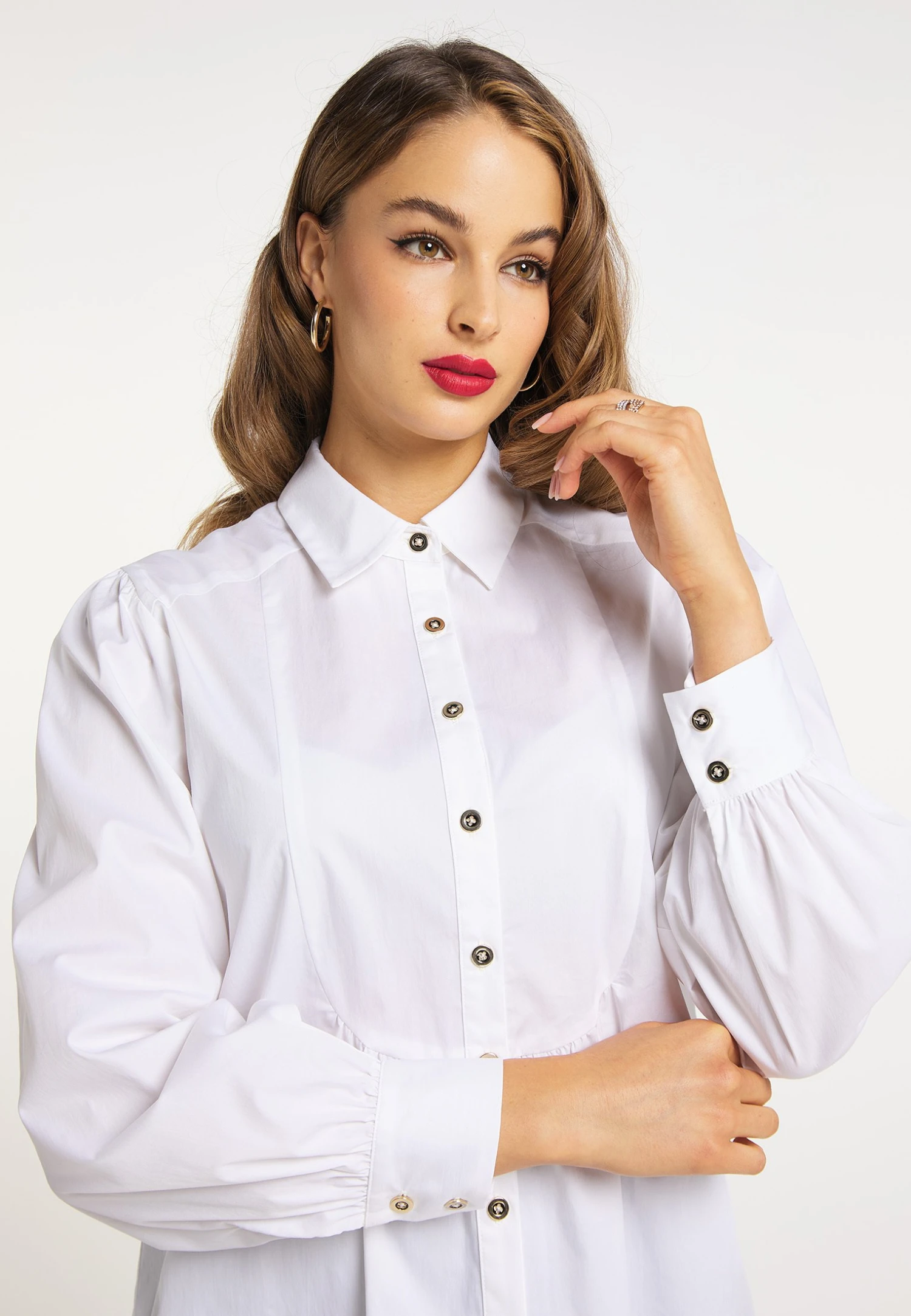 Faina Tuxe - Camicia - Weiss 6 Faina Tuxe - Camicia - Weiss - Image 4