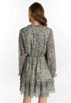 Faina Mit LeoprintVestito EstivoWeiss Mehrfarbig Donna Vestiti FAB21C09B-T11 -Faina Sconto b9281db3f9ff4e348405f15e37602ec2