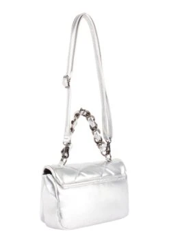 Faina Im Metallic-Look - Borsa A Mano - Silber 9 Faina Im Metallic-Look - Borsa A Mano - Silber -Faina Sconto b98a29a5658e49b7927fa440eaa940be