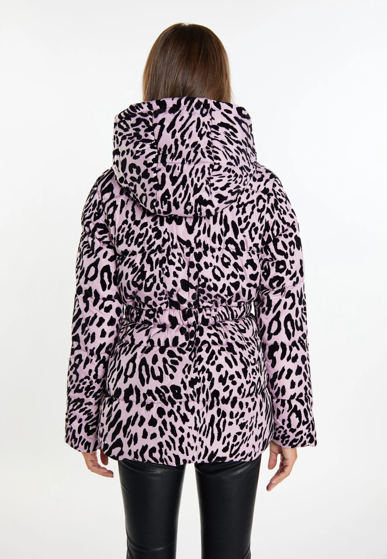 Faina Mit Leo Print DedicaCappotto InvernaleMauve Leo Donna Cappotti FAB21U045-I11 5 Faina Mit Leo Print DedicaCappotto InvernaleMauve Leo Donna Cappotti FAB21U045-I11 - Image 3