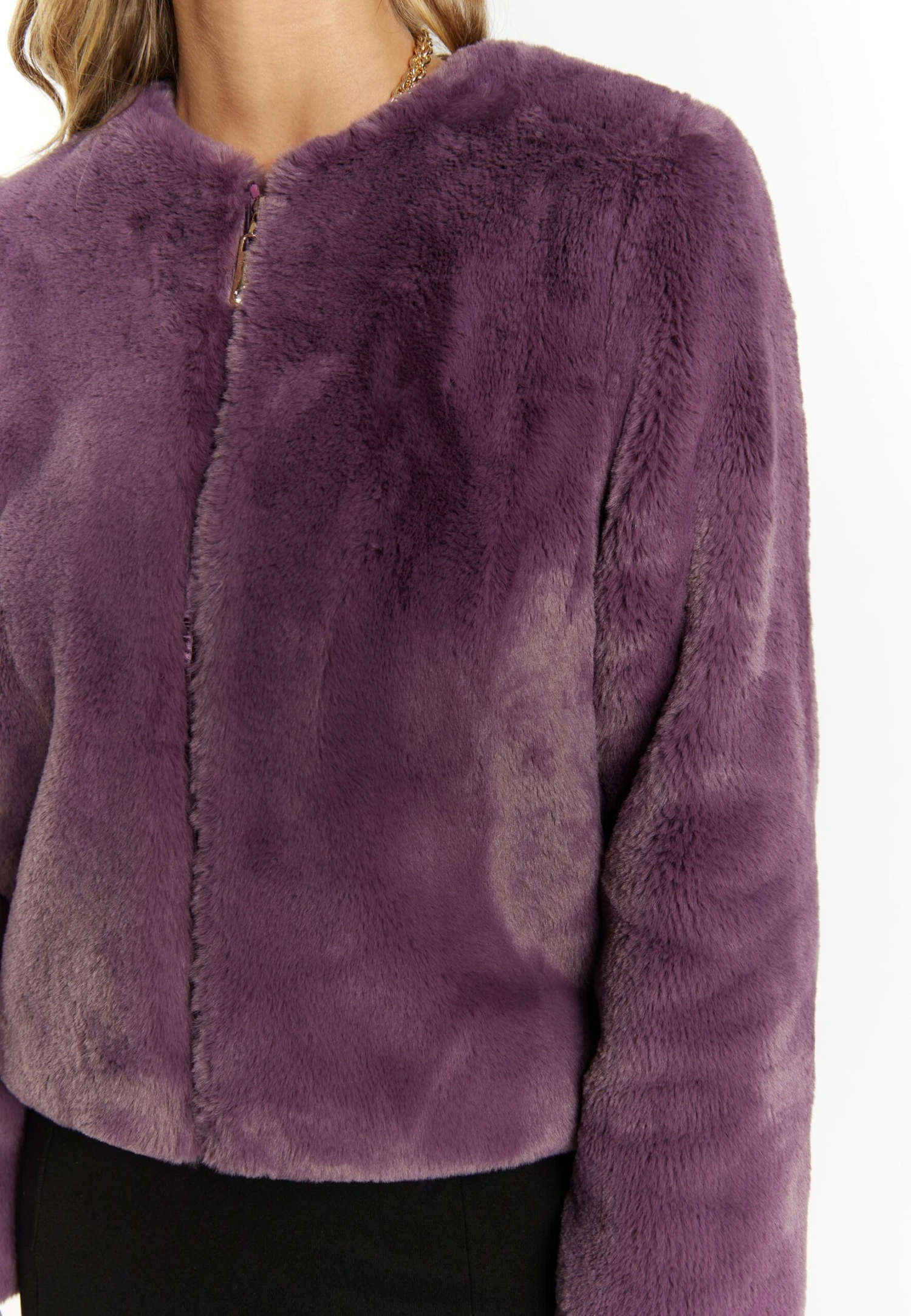 Faina EmbellGiacca In SimilpelleViolett Donna Giacche E Blazer FAB21U03L-I11 6 Faina EmbellGiacca In SimilpelleViolett Donna Giacche E Blazer FAB21U03L-I11 - Image 4