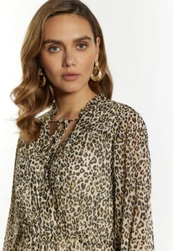 Faina Mit Leoprint DedicaVestito EstivoHellbeige Mehrfarbig Donna Vestiti FAB21C09C-B11 -Faina Sconto c07c8b7af3044f3c8dcbecff4da3c417