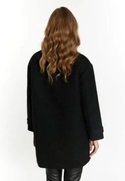 Faina NascitaCappotto ClassicoSchwarz Donna Cappotti FAB21U03C-Q11 -Faina Sconto c30b680304b64fe2ba8314fc83e70c42