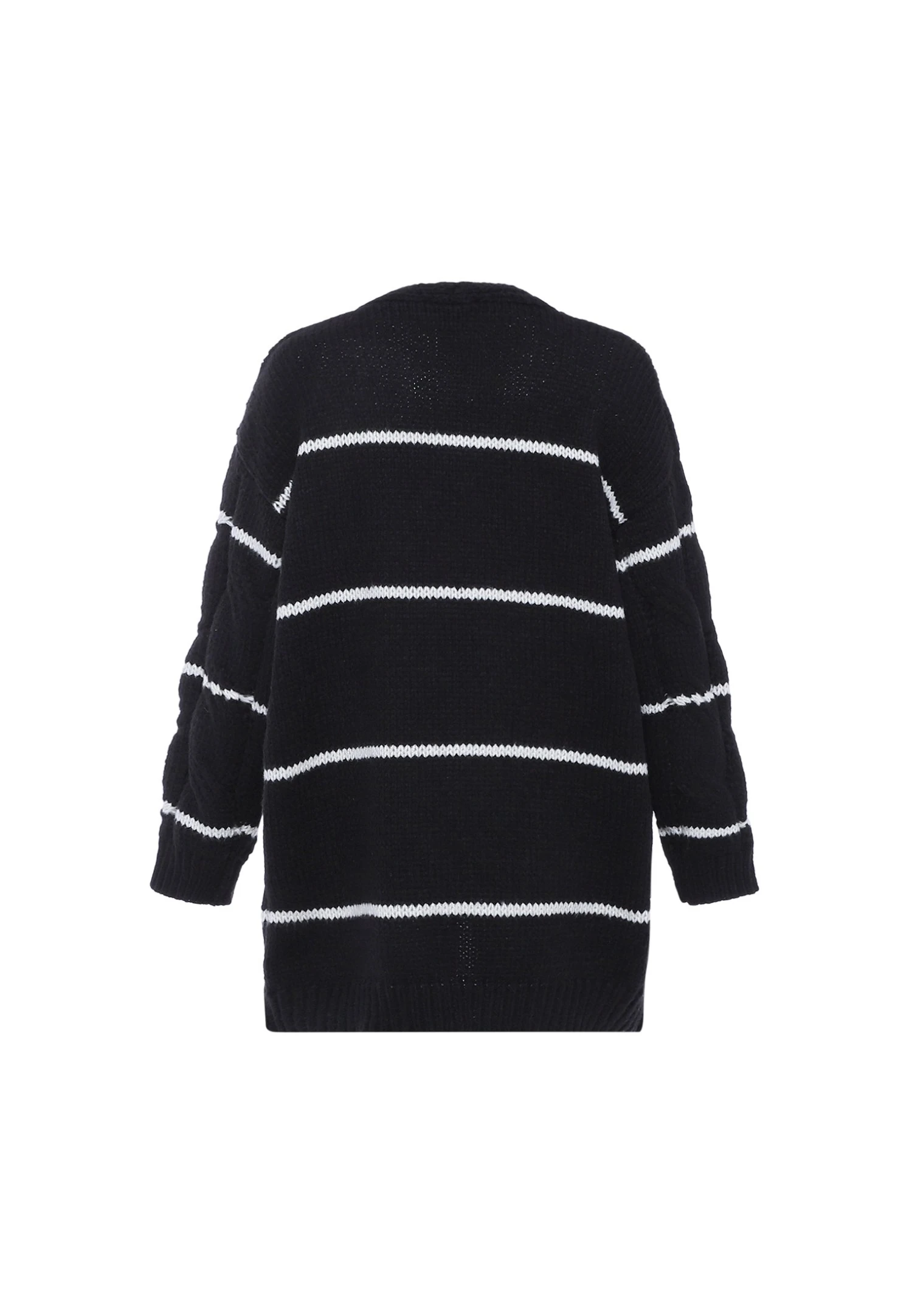 Faina CardiganSchwarz Donna Maglieria FAB21I0BV-Q11 4 Faina CardiganSchwarz Donna Maglieria FAB21I0BV-Q11 - Image 2