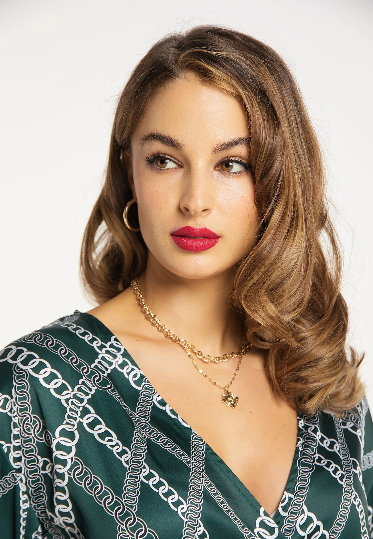 Faina TassiaCamicettaDunkelgrün Mehrfarbig Donna Camicie E Bluse FAB21E03Q-M11 6 Faina TassiaCamicettaDunkelgrün Mehrfarbig Donna Camicie E Bluse FAB21E03Q-M11 - Image 4