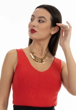 Faina TankTopRot Donna T-shirt E Top FAB21D00V-G11 -Faina Sconto d588da22edaa4a85ae583b5f4e96f672