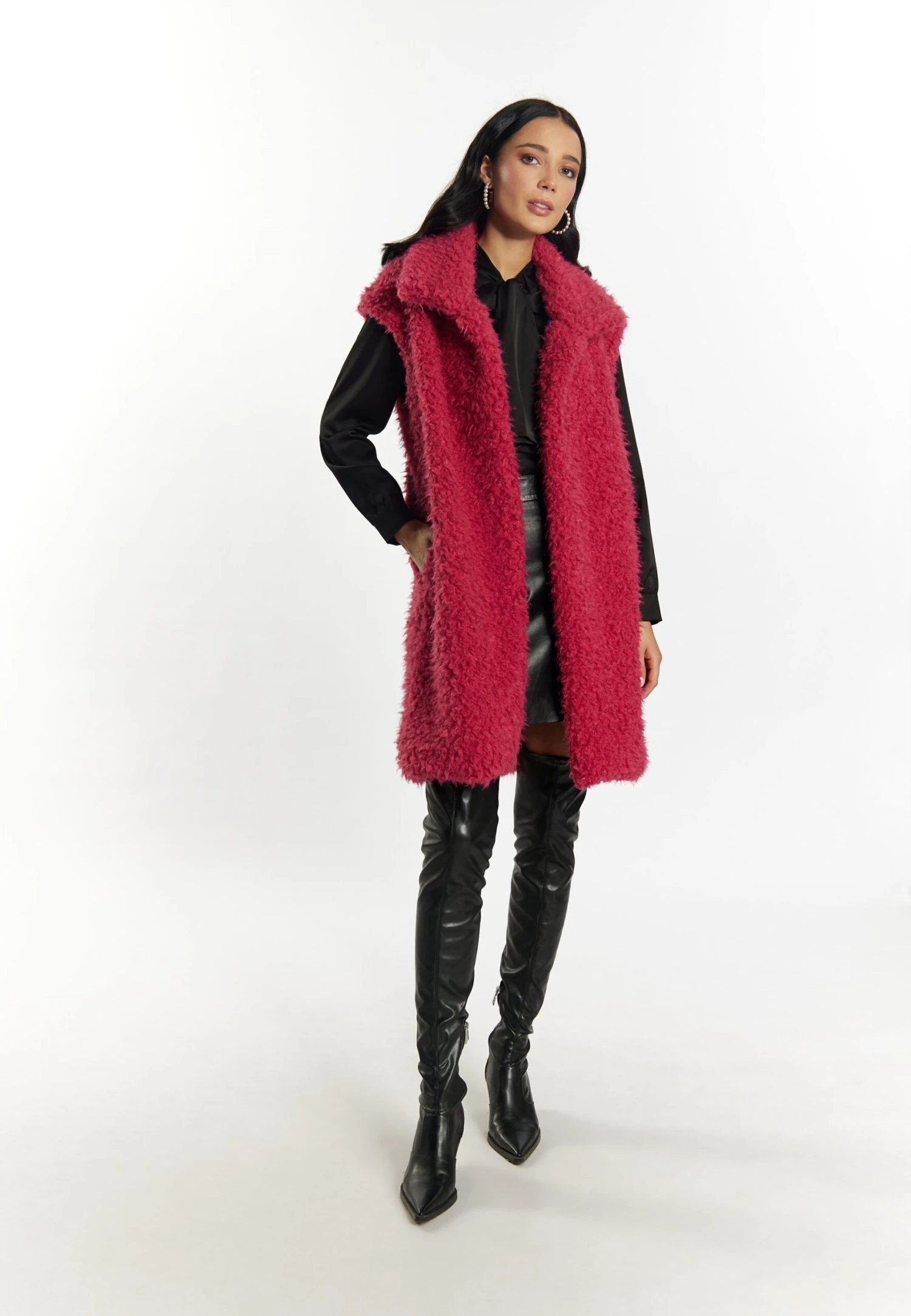 Faina SmanicatoFuchsia Donna Giacche E Blazer FAB21G01R-G11 4 Faina SmanicatoFuchsia Donna Giacche E Blazer FAB21G01R-G11 - Image 2