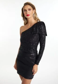 Faina CamicettaSchwarz Donna Camicie E Bluse FAB21D010-Q11