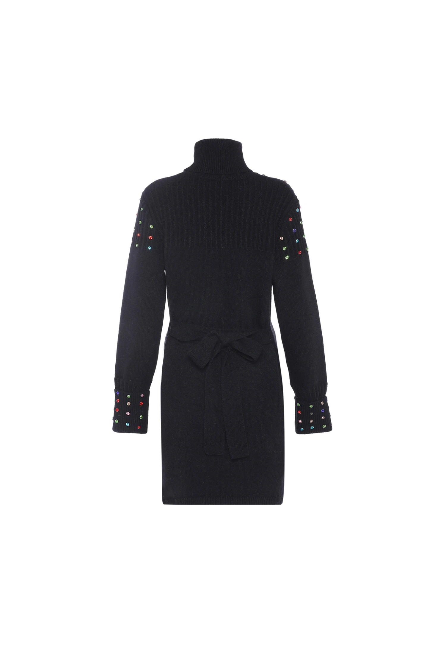 Faina Abito In Maglia - Schwarz 4 Faina Abito In Maglia - Schwarz - Image 2