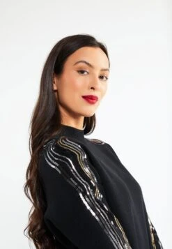 Faina Tuxe - Abito In Maglia - Schwarz 9 Faina Tuxe - Abito In Maglia - Schwarz -Faina Sconto dc6ee228ddaa47f1ac4d568852bfea38