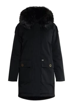 Faina Minya - Cappotto Invernale - Schwarz -Faina Sconto dd8758dd19e24565ae08d10cd45dcbf4