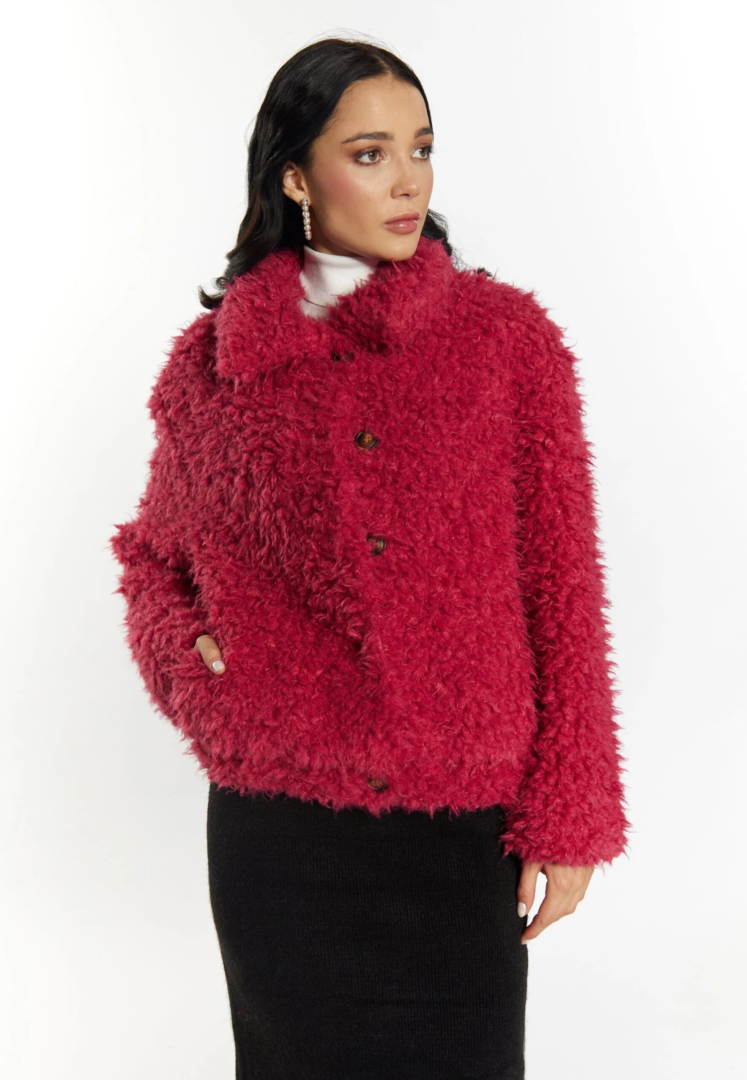 Faina Giacca InvernaleFuchsia Donna Giacche E Blazer FAB21U03I-J12 3 Faina Giacca InvernaleFuchsia Donna Giacche E Blazer FAB21U03I-J12