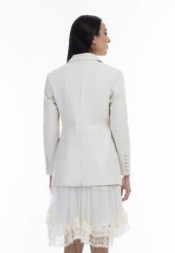 Faina Giacca In Similpelle - Creme -Faina Sconto e08acad98e174435b14d0104666f8284