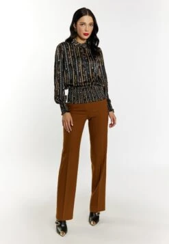 Faina NaemiCamicettaSchwarz Mehrfarbig Donna Camicie E Bluse FAB21E05D-Q11 -Faina Sconto e0c27c917b634f04a9b1383a97a209a5