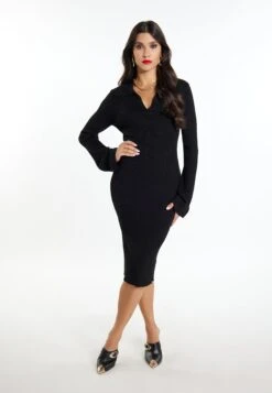 Faina TuxeAbito In MagliaSchwarz Donna Vestiti FAB21C09L-Q11